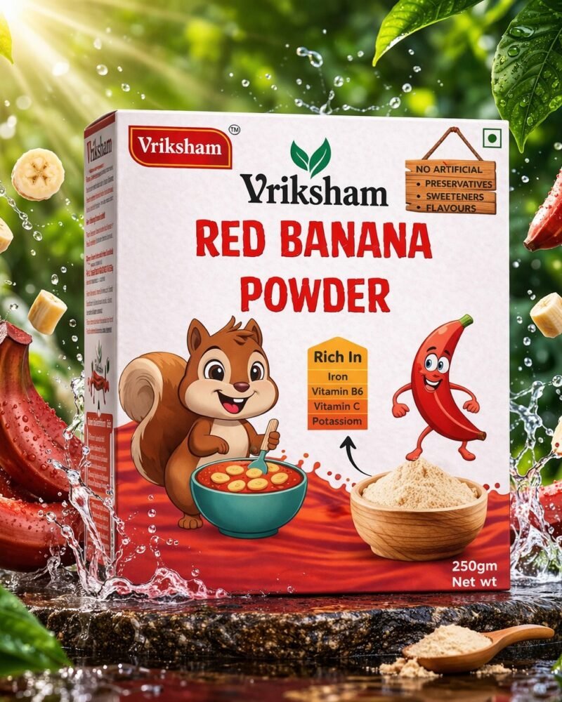 Raw Red Banana Powder